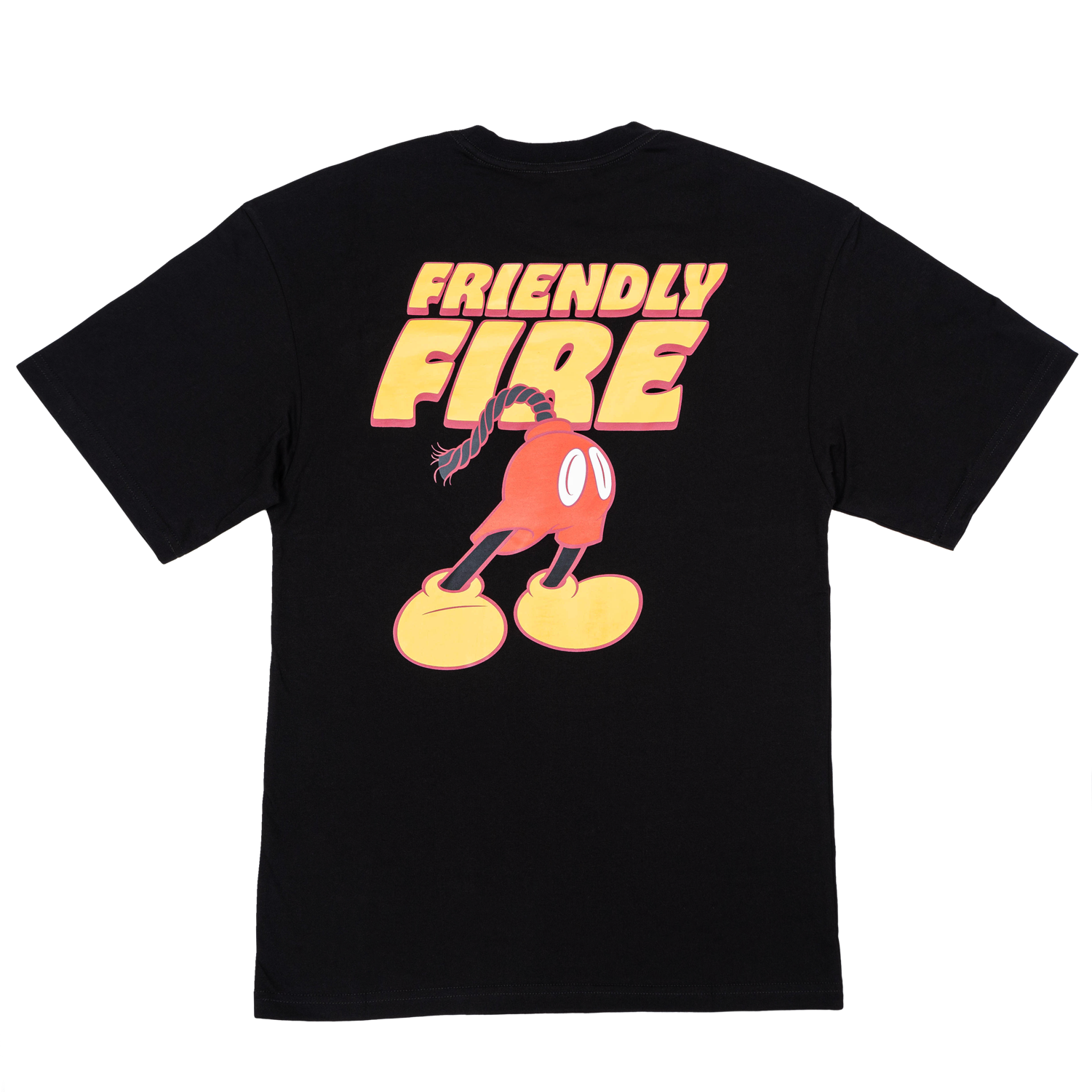 friendly fire tee in charcoal